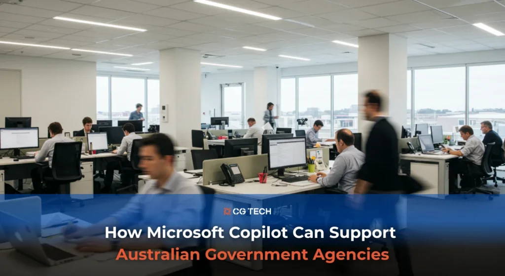 Discover how Microsoft Copilot can help Australian government agencies improve efficiency, streamline services, and enhance citizen engagement. From finance to frontline service delivery, Copilot can transform public sector operations with secure, AI-powered support.